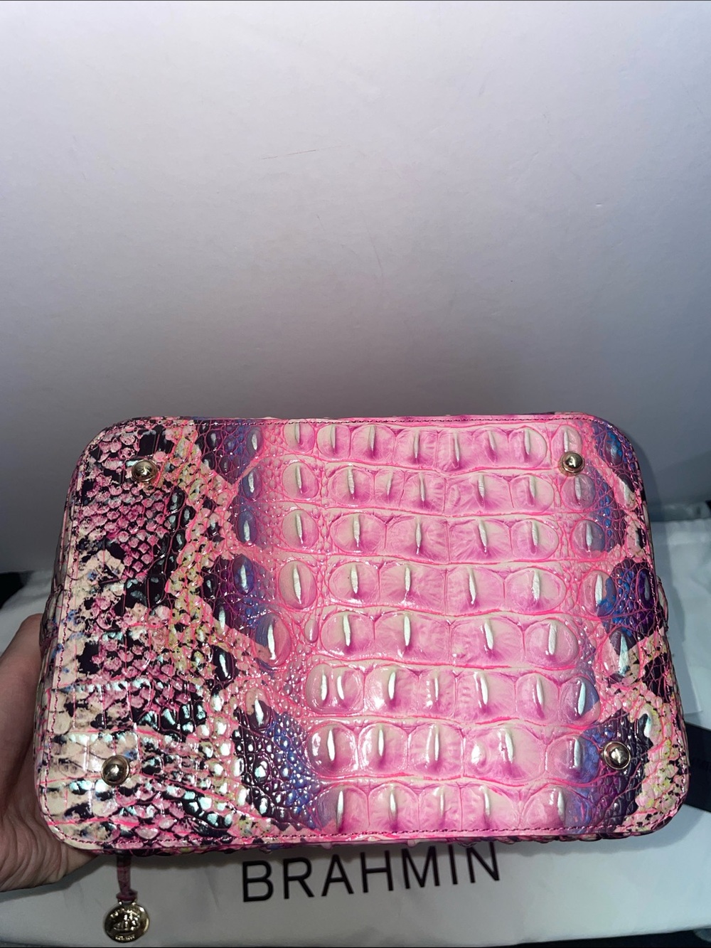 NWT Brahmin ‘Shira’ Ombre Melbourne Satchel - Picture 6 of 13